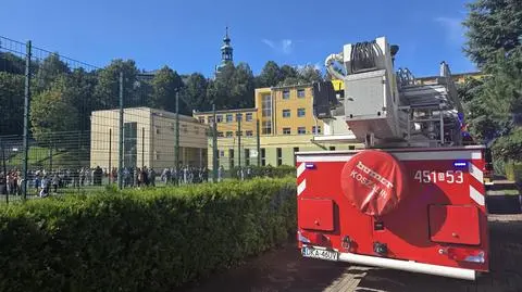 Zgłoszenie o nieznanej substancji w szkole