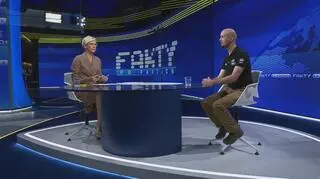 Kpt. rez. Damian Duda w programie "Fakty po Faktach"