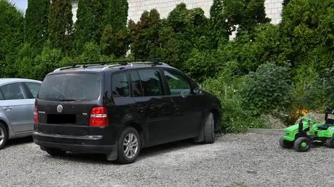 Wypadek na podwórku