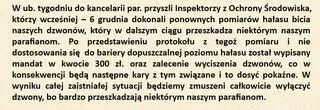 Ogłoszenie parafialne w sprawie dzwonów