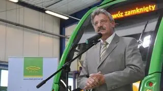 Nowe tramwaje chwalił prezes MPK Poznań, Wojciech Tulibacki