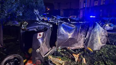 Wypadek na alei Mickiewicza w Krakowie