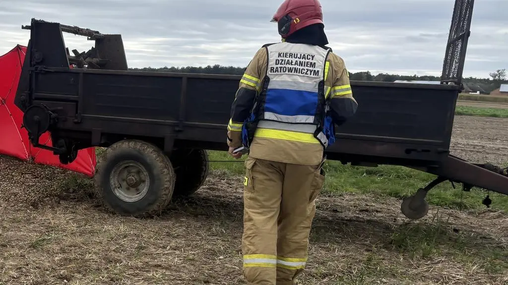 Tragedia podczas pracy w gospodarstwie