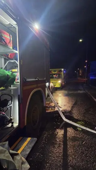 Pożar w Lubawce na Dolnym Śląsku