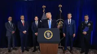 Konferencja Donalda Trumpa po ogłoszeniu pojmania Nicolasa Maduro