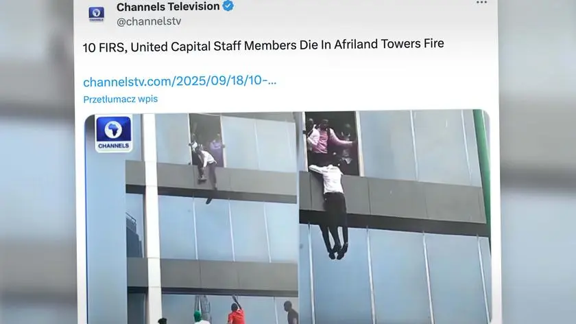 Ludzie wyskakiwali z okien płonącego biurowca. "To było straszne"