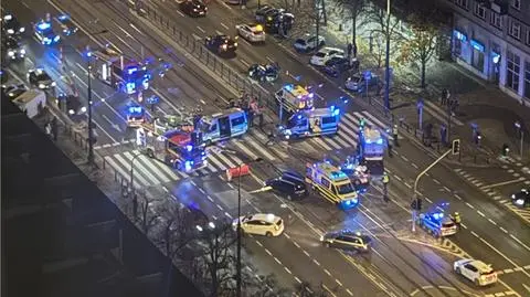 Wypadek z udziałem radiowozu, Warszawa