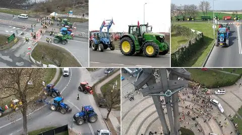Farmers block roads across Poland in protest against EU green rules and imports from Ukraine 