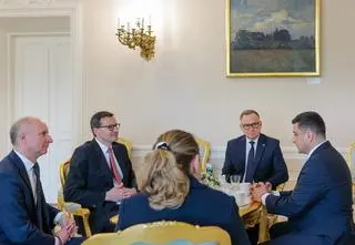 Wczoraj na wiecu Nawrockiego, dziś u prezydenta. Andrzej Duda spotkał się z Georgem Simionem