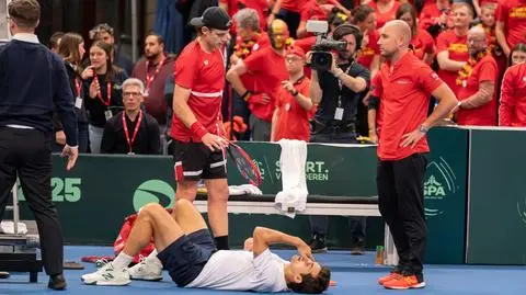 Protest po incydencie na korcie. Losowanie przełożone