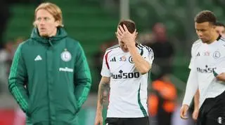 Załamani piłkarze Legii. To ostatnio częsty widok