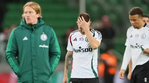 Załamani piłkarze Legii. To ostatnio częsty widok