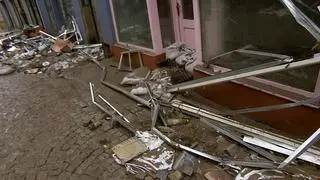 Zniszczenia w Kłodzku