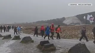 Zimowy trekking sztabu z Liverpoolu