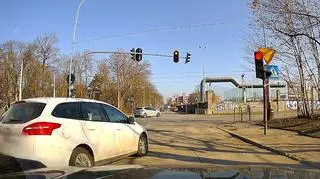 Niebezpieczne zachowanie kierowcy z Łodzi