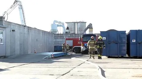 Pożar składowiska odpadów w Lublinie 