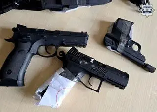 Broń zabezpieczona przez policję