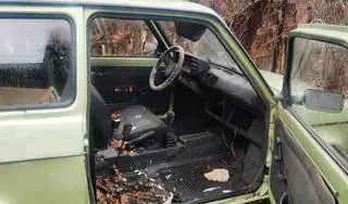 The Fiat, which Simon Kossak rode, is to be renovated and hit the museum