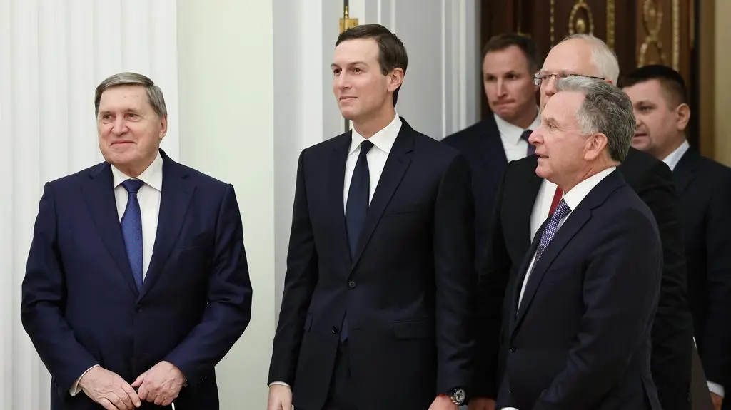 Steve Witkoff i Jared Kushner przed spotkaniem z Władimirem Putinem
