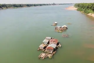 Rzeka Mekong w Kambodży