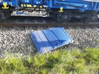 Kolizja na przejeździe kolejowym