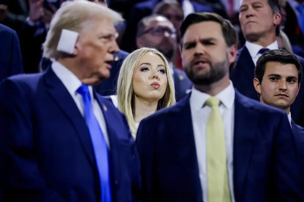 Donald Trump, Tiffany Trump i J.D. Vance
