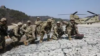 Wspólne ćwiczenia wojskowe żołnierzy USA i Korei Południowej (Freedom Shield)