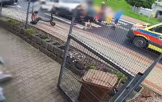 12-latek na hulajnodze wjechał pod samochód