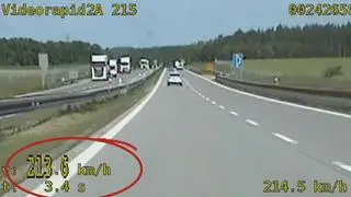 Ograniczenie do 110 kilometrów na godzinę. 62-latek pojechał znacznie szybciej