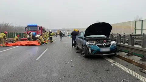 Karambol 9 samochodów