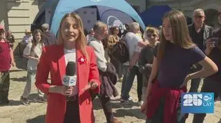 TVN24 w Bielsku-Białej. Rozmowa z młodą widzką TVN24 - Wiktorią