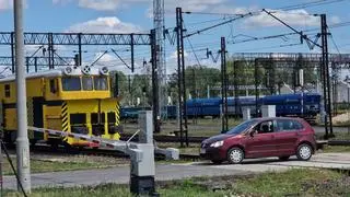 Symulacja zderzenia pociągu z samochodem