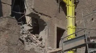 Runęła zabytkowa wieża w Rzymie 