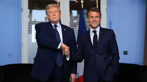 Donald Trump i Emmanuel Macron
