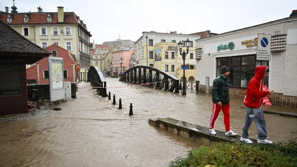 Zalane centrum Kłodzka