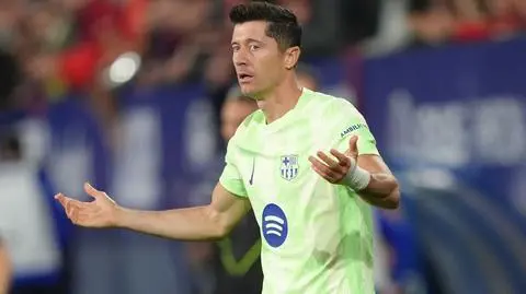 Lewandowski zmieniony przedwcześnie, trener Barcelony tłumaczy
