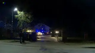 Paliła się sypialnia na pierwszym piętrze 