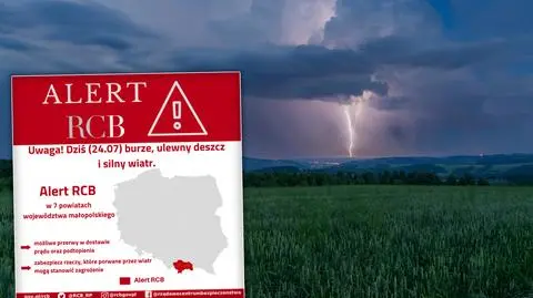 Alert RCB. "Znajdź bezpieczne schronienie"