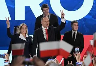 Nawrocki dostał gratulacje od kibiców. "Karol..."
