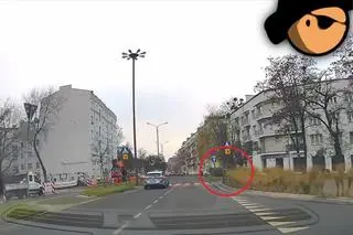 Kierujący radiowozem nie ustąpił pierwszeństwa pieszym