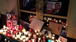 Protest w Łobzie w województwie zachodniopomorskim 