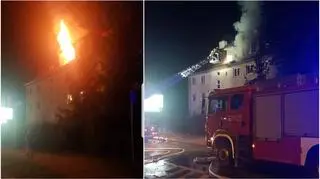 W pożarze poddasza zginęła jedna osoba