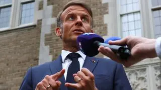 Prezydent Francji Emmanuel Macron