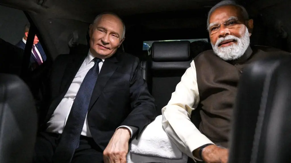 Wizyta Putina w Indiach