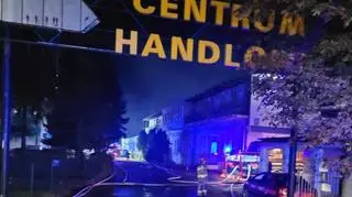 Pożar hali magazynowej we Włocławku