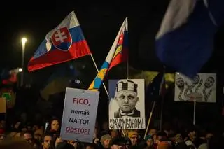 Antyrządowe demonstracje w Bratysławie