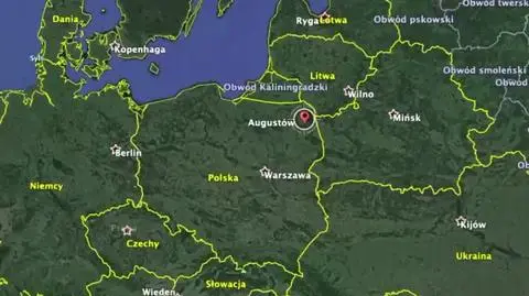 Droga leży na terenie powiatu augustowskiego 