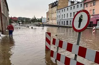 Rzeka Biała Głuchołaska zalała Głuchołazy