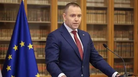 Uniwersytet Karola. Praga. Karol Nawrocki wygłasza wykład