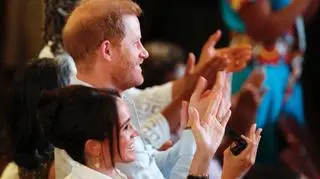 Książę Harry i księżna Meghan podczas wizyty w Kolumbii